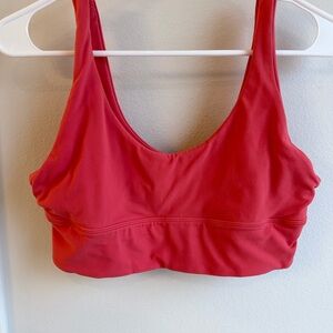 Lululemon coral reversible align sports bra a/b size 10